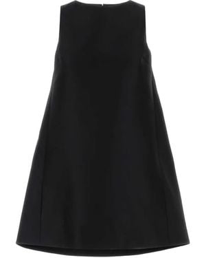 Balenciaga Wool Blend Dress - Black