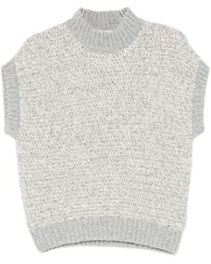 Peserico High-Neck Jumper - White