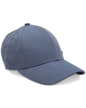 BOSS Zed Me Logo-Plaque Baseball Cap - Blue