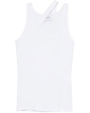 Halfboy Geripptes Tanktop Mit Cut-Outs - Weiß