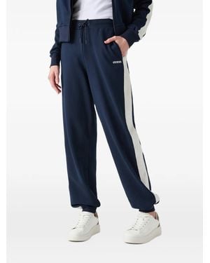 Guess Pantalon De Jogging À Détails En Crochet - Blue