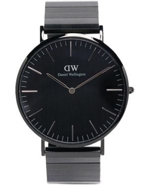 Daniel Wellington Classic Piano Link Onyx Unitone 40Mm - Black