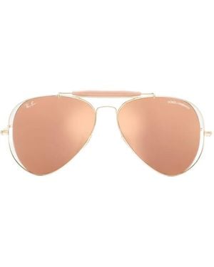 Dolce & Gabbana X Ray-Ban Aviator-Frame Sunglasses - Pink