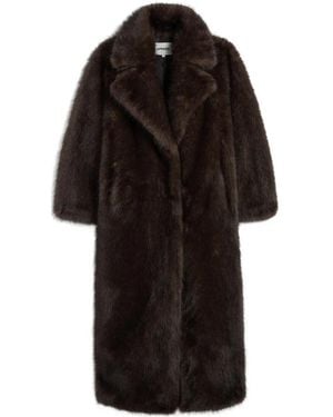 Apparis Gabrielle Faux-Fur Coat - Black