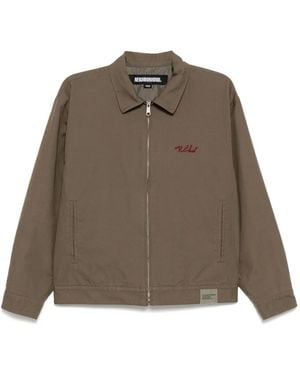 Neighborhood Zip Work Jacket - Brown