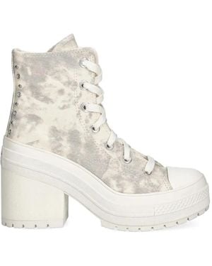 Converse Tie-Dye Studded Trainers - Natural