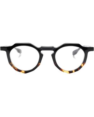 FACTORY900 Brille Mit Rundem Gestell - Schwarz