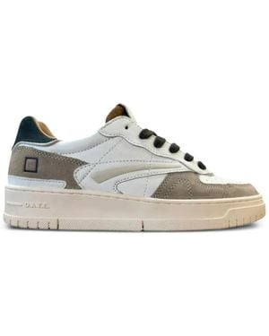 Date Torneo Pure Calf Sneakers - White
