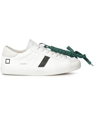Date Hill Logo-Print Leather Sneakers - White