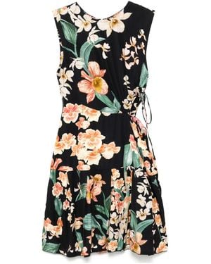 Agua Bendita Otoño Cutout Dress - Black