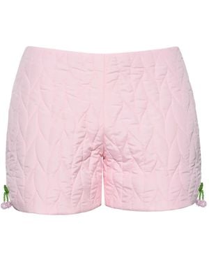 ANOUKI Short À Empiècements Matelassés - Pink