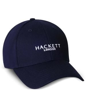 Hackett Logo-Embroidered Cap - Blue