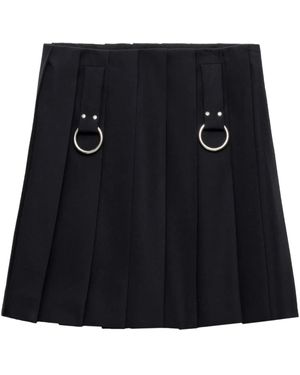 スカート PRADA BLACK GABARDINE SKIRT Prada Nylon Gabardine Cargo Skirt in Black | Lyst