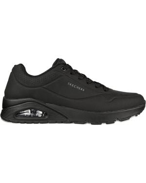 Skechers Uno-Stand On Air Perforated-Detail Air-Cooled Trainers - Black