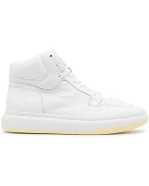 MM6 by Maison Martin Margiela ホワイト バスケットボール スニーカー
