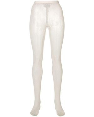 Gucci Strumpfhose mit GG - Weiß