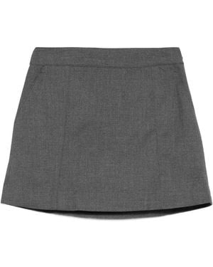 DUNST High-waisted A-line Skirt - グレー
