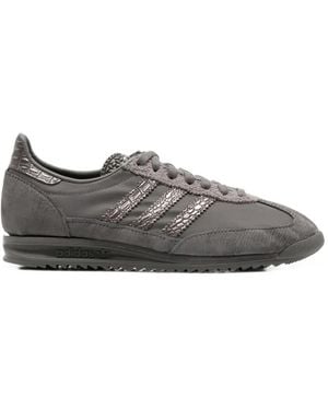 adidas Sl 72 Og Crocodile-Effect Sneakers - Gray