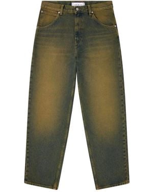Edwin Tyrell Faded-Wash Jeans - Green