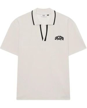 Gcds Logo-Print T-Shirt - Natural