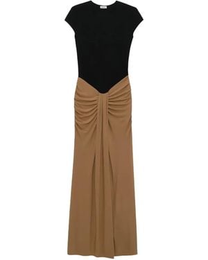 Jonathan Simkhai Matilde Draped Jersey Maxi Dress - Natural