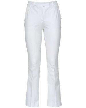 Ql2 Creased Flared Pants - White