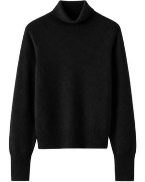 Almada Label Pullover Mit Rollkragen - Schwarz