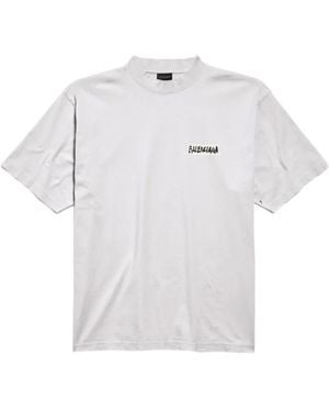 Balenciaga Masking Tape T-Shirt - Grey