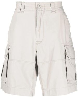 Polo Ralph Lauren Logo-Patch Cotton Cargo Shorts - Natural