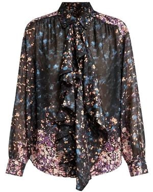Ulla Johnson Gesture Ruffled Blouse - Black