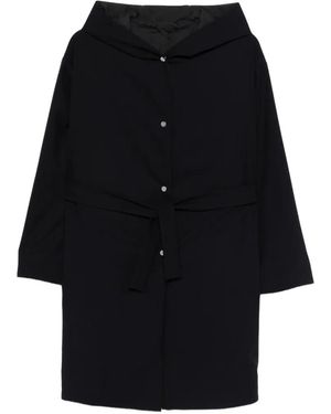 Herno Hooded parka coat - Schwarz