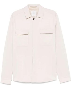 Eleventy Giacca-Camicia Con Colletto Classico - Rosa