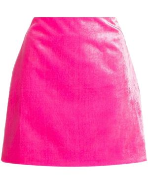 Ermanno Scervino Vevlvet A-Line Mini Skirt - Pink