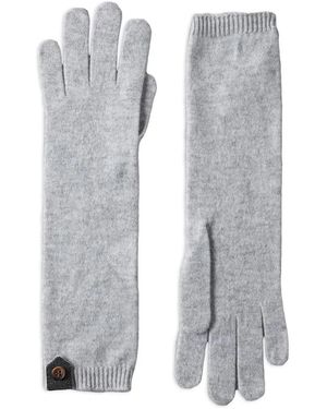 Brunello Cucinelli Opera Cashmere Gloves - Grey