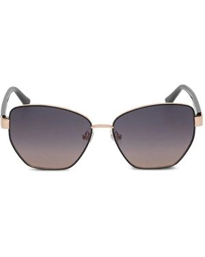 GUESS EYEWEAR Geometric-Frame Sunglasses - Grey