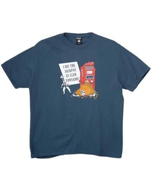 Sinclair Jackpot Graphic-Print T-Shirt - Blue