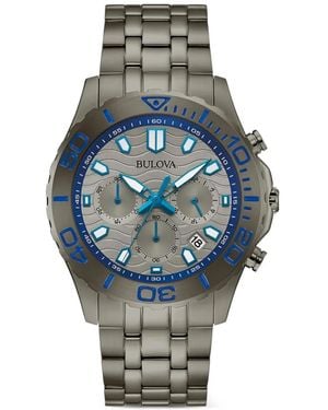 Bulova Chronograph 42Mm Watch - Blue