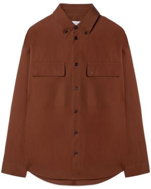 Off-White c/o Virgil Abloh Ow Emb Cotgab Milit シャツ - ブラウン
