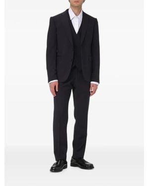 Emporio Armani Wool Waistcoat - Black
