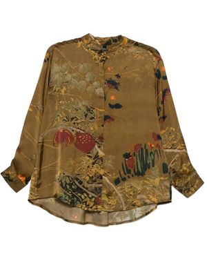 Yavi Nolen Floral Shirt - Green
