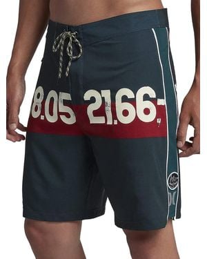 Hurley Phantom Parallel Sea Shorts - Blue