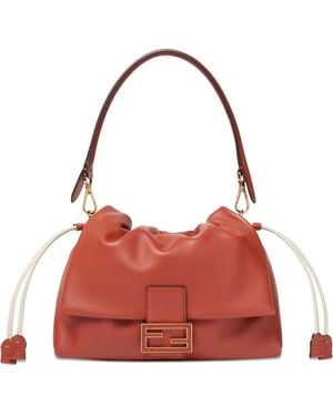 Fendi Medium Mamma Baguette Handbag - Red