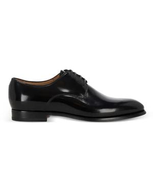 Ortigni Derby Con Finiture Lucide - Nero