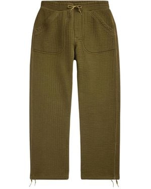 RRL Quilted Drawstring Pants - Green