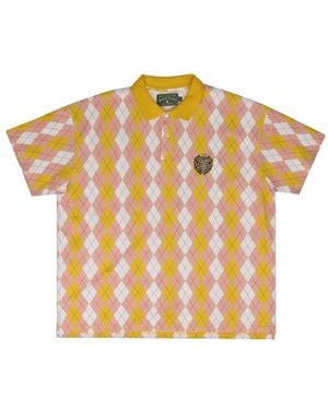DENIM TEARS Short-Sleeve Polo Shirt - Metallic