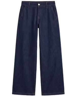 Reformation Jeans Elio A Vita Bassa - Blu