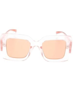 Gucci Interlocking-G Square-Frame Sunglasses - Pink