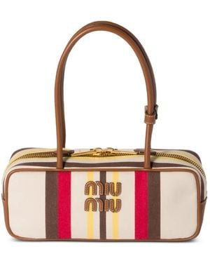 Miu Miu Bolso shopper Beau - Rosa