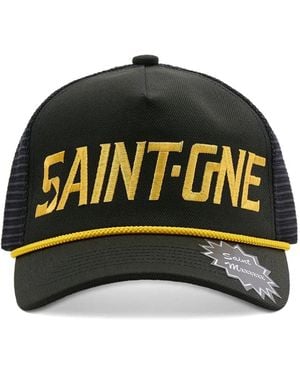 SAINT Mxxxxxx Honkbalpet Met Geborduurd Logo - Zwart