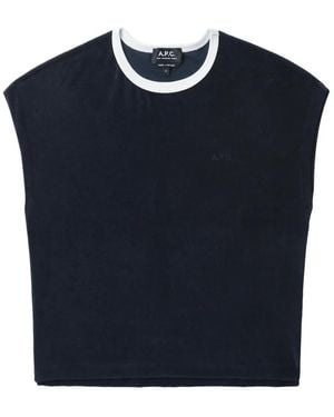 A.P.C. Klassisches T-Shirt - Blau